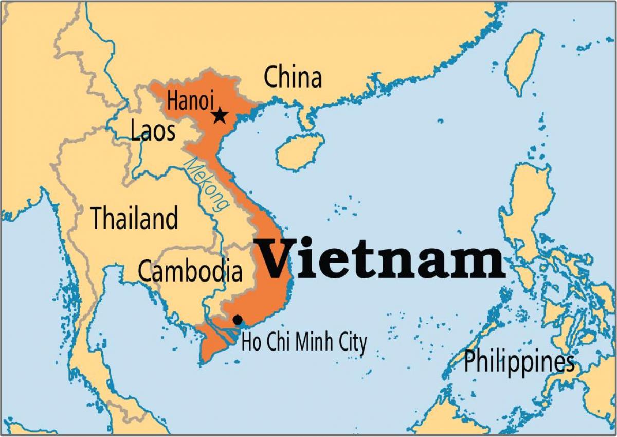 Zemljevid hanoi svetu