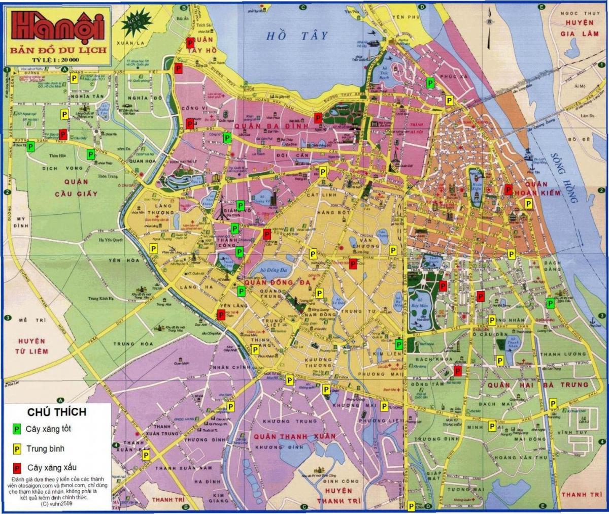 ha noi zemljevid